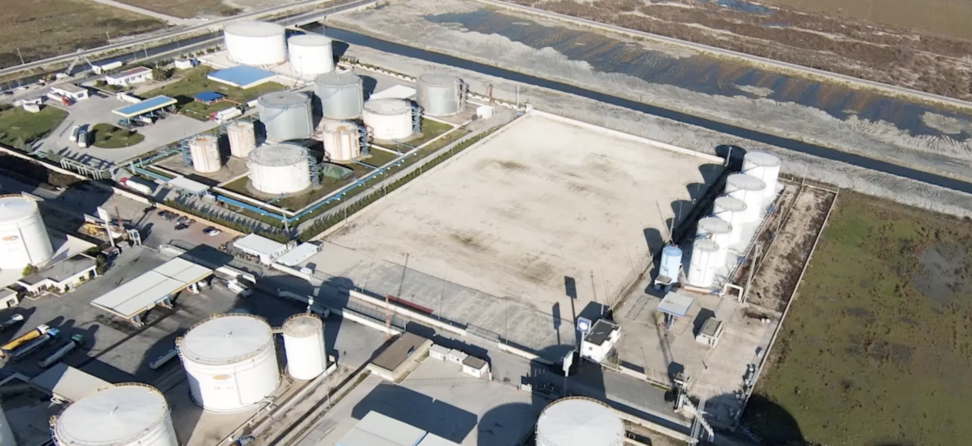 Porto Romano Open Yard Aerial View